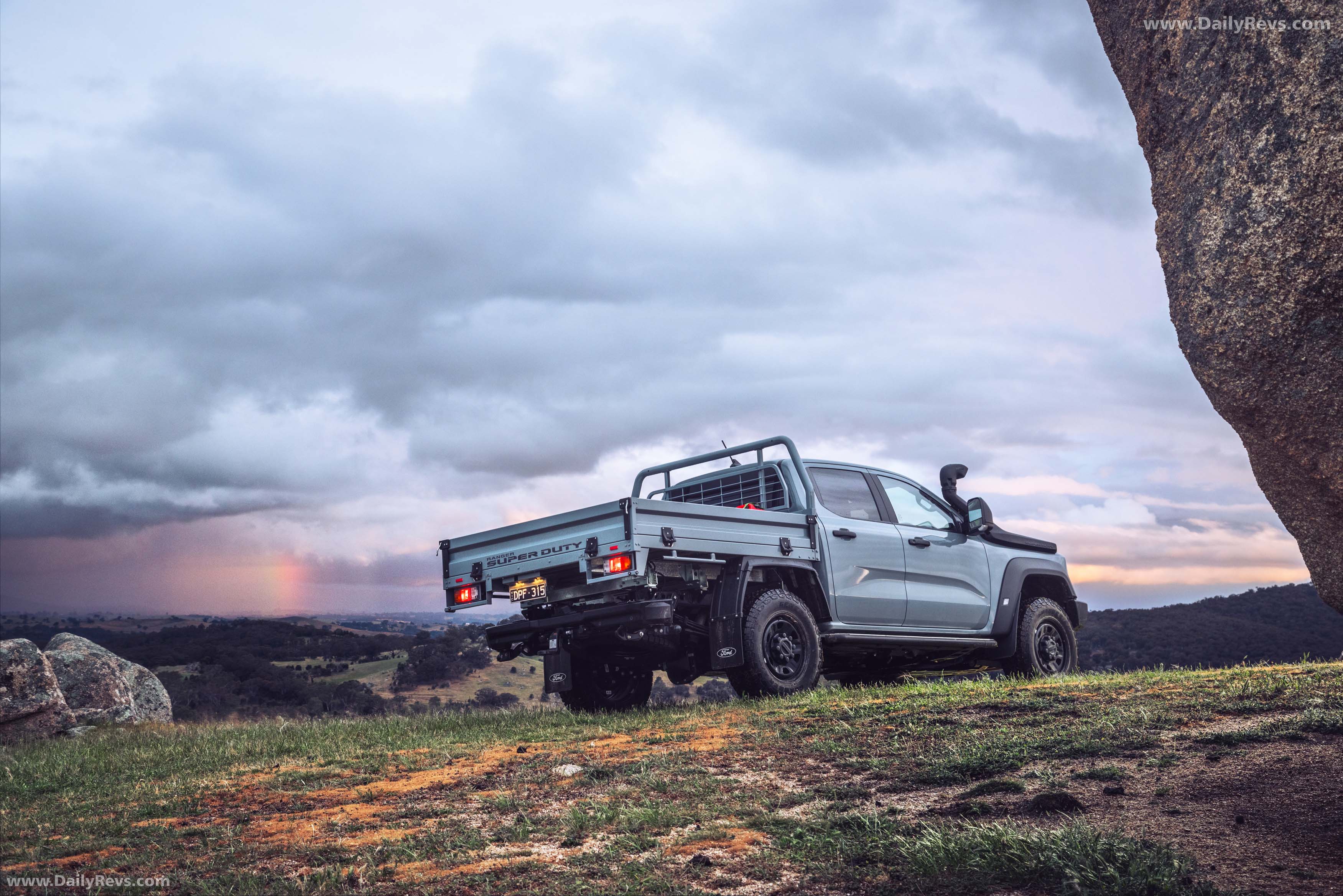 2026 Ford Ranger Super Duty Double Cab Rear View