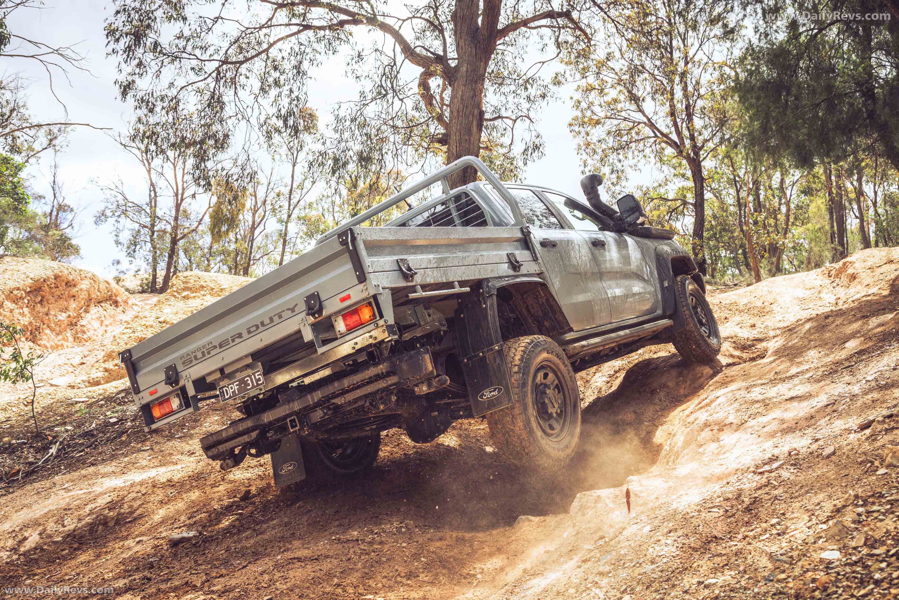 2026 Ford Ranger Super Duty Double Cab Rear View
