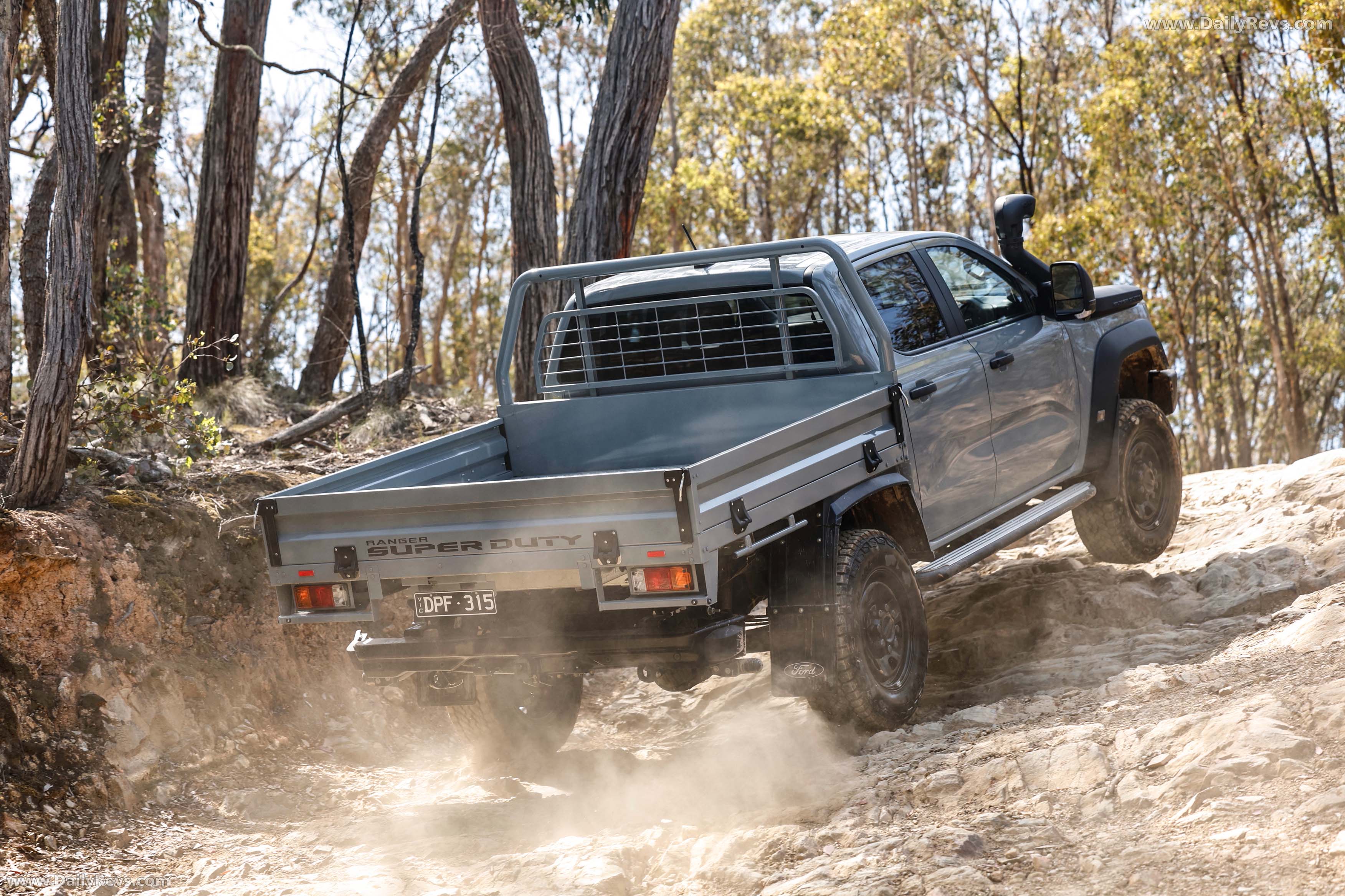 2026 Ford Ranger Super Duty Double Cab Rear View