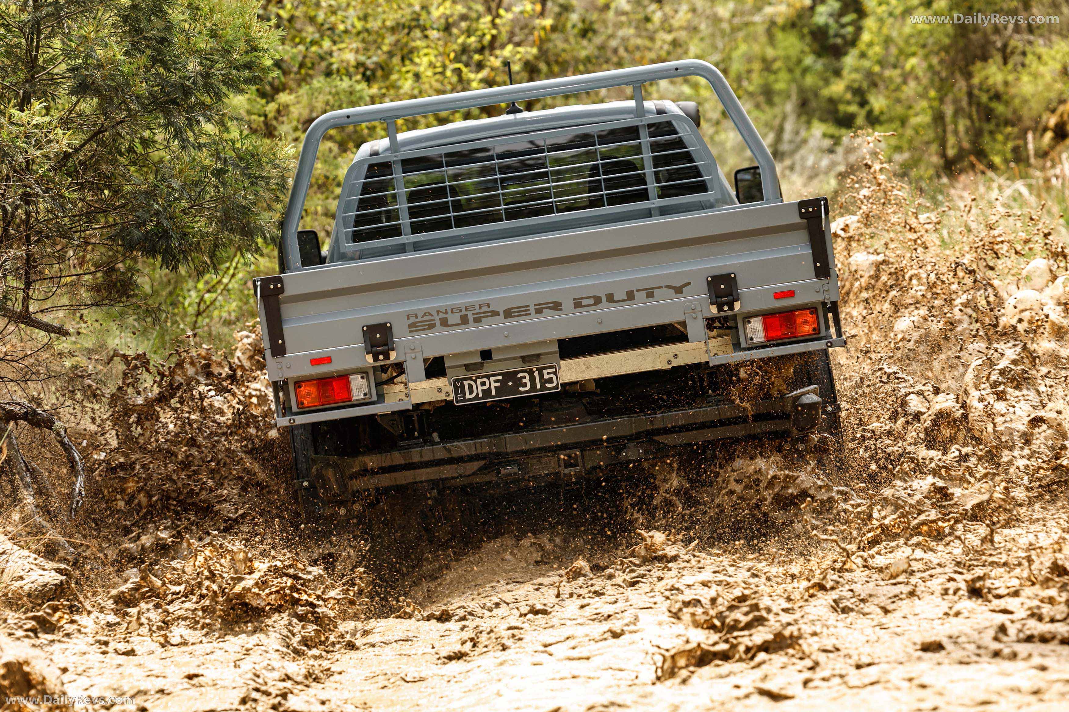 2026 Ford Ranger Super Duty Double Cab Rear View