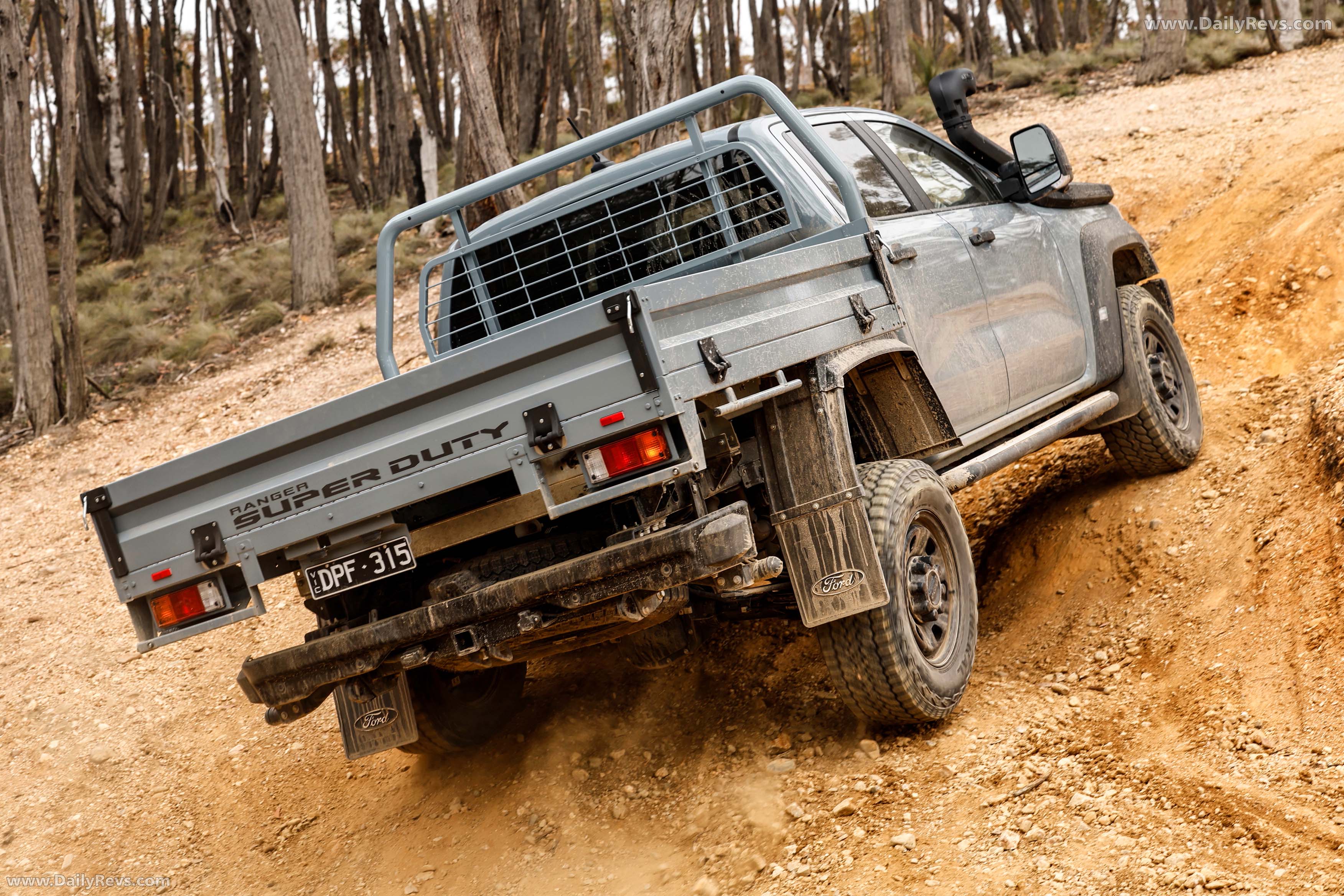 2026 Ford Ranger Super Duty Double Cab Rear View