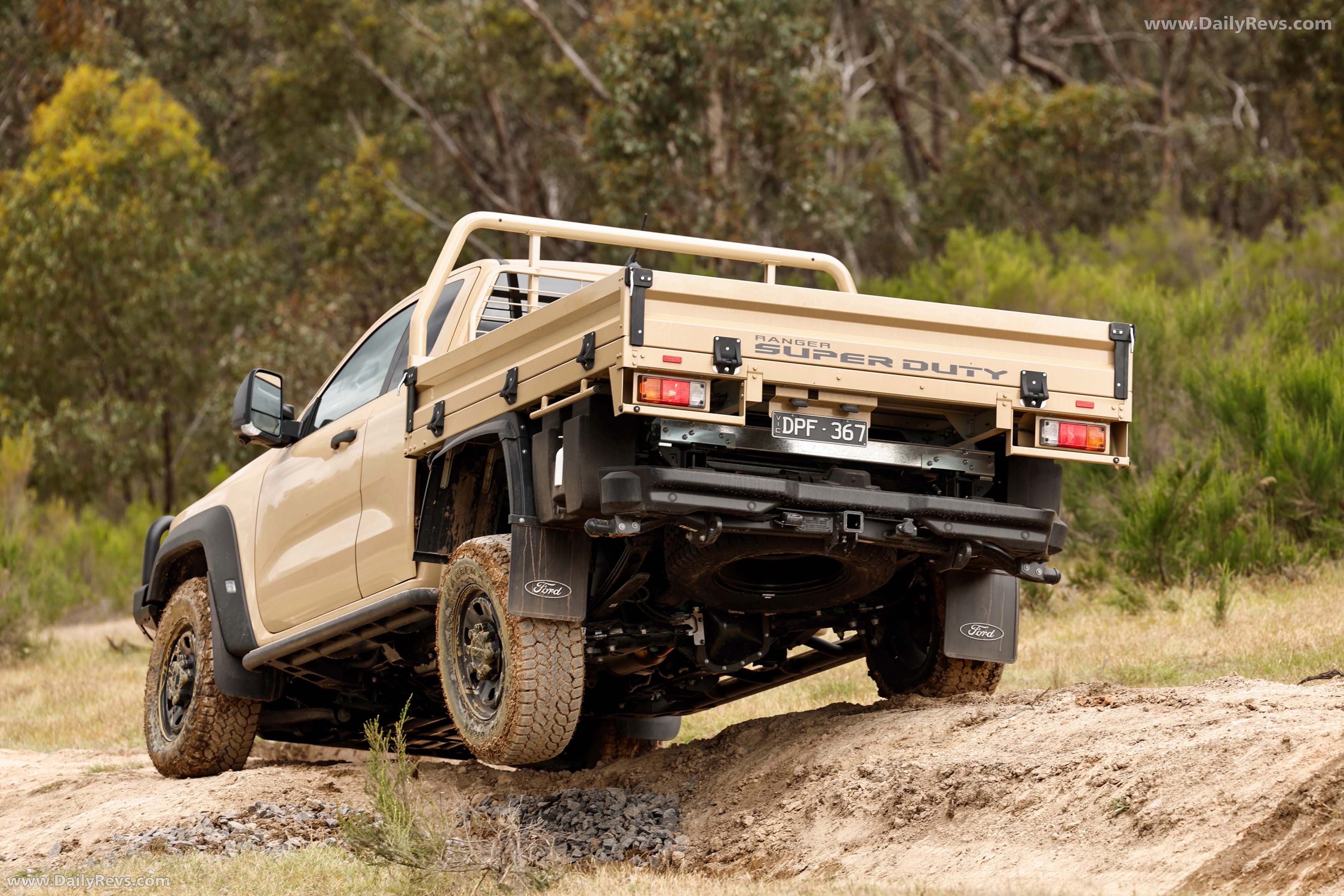 2026 Ford Ranger Super Duty Super Cab Rear View