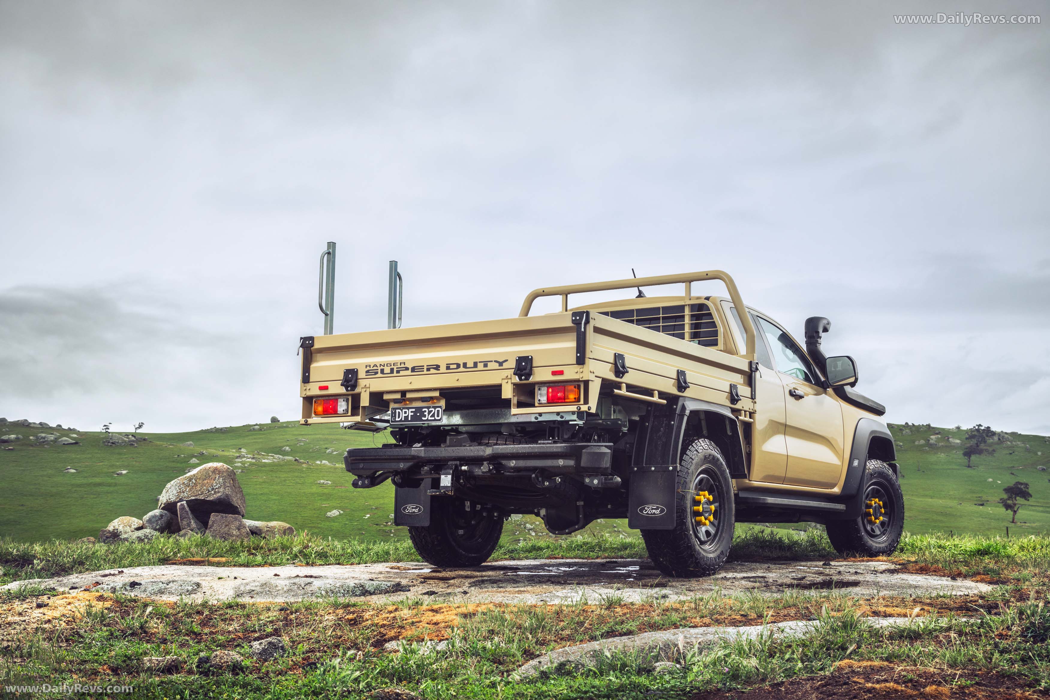 2026 Ford Ranger Super Duty Super Cab Rear View