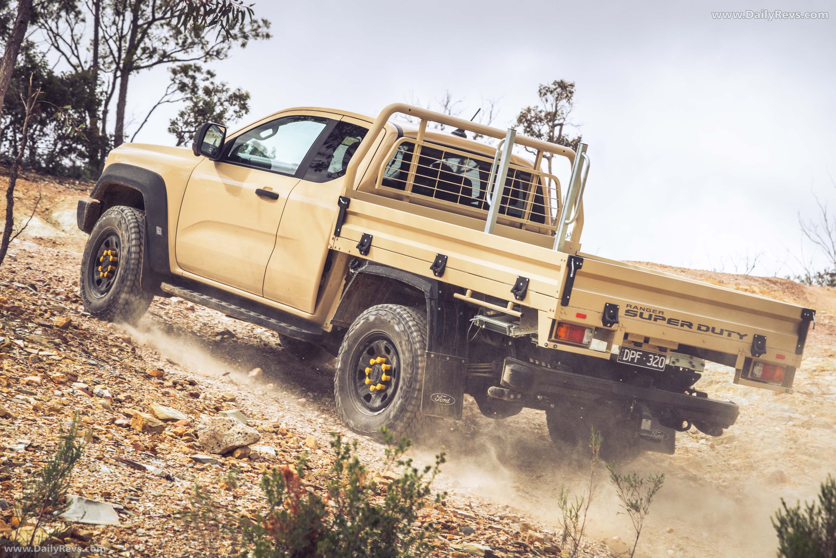 2026 Ford Ranger Super Duty Super Cab Rear View