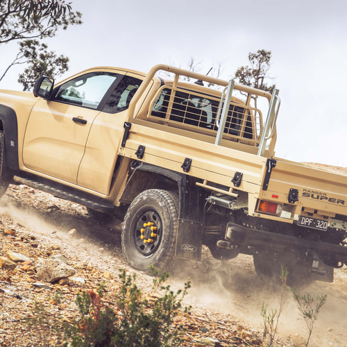 2026 Ford Ranger Super Duty Super Cab Rear View