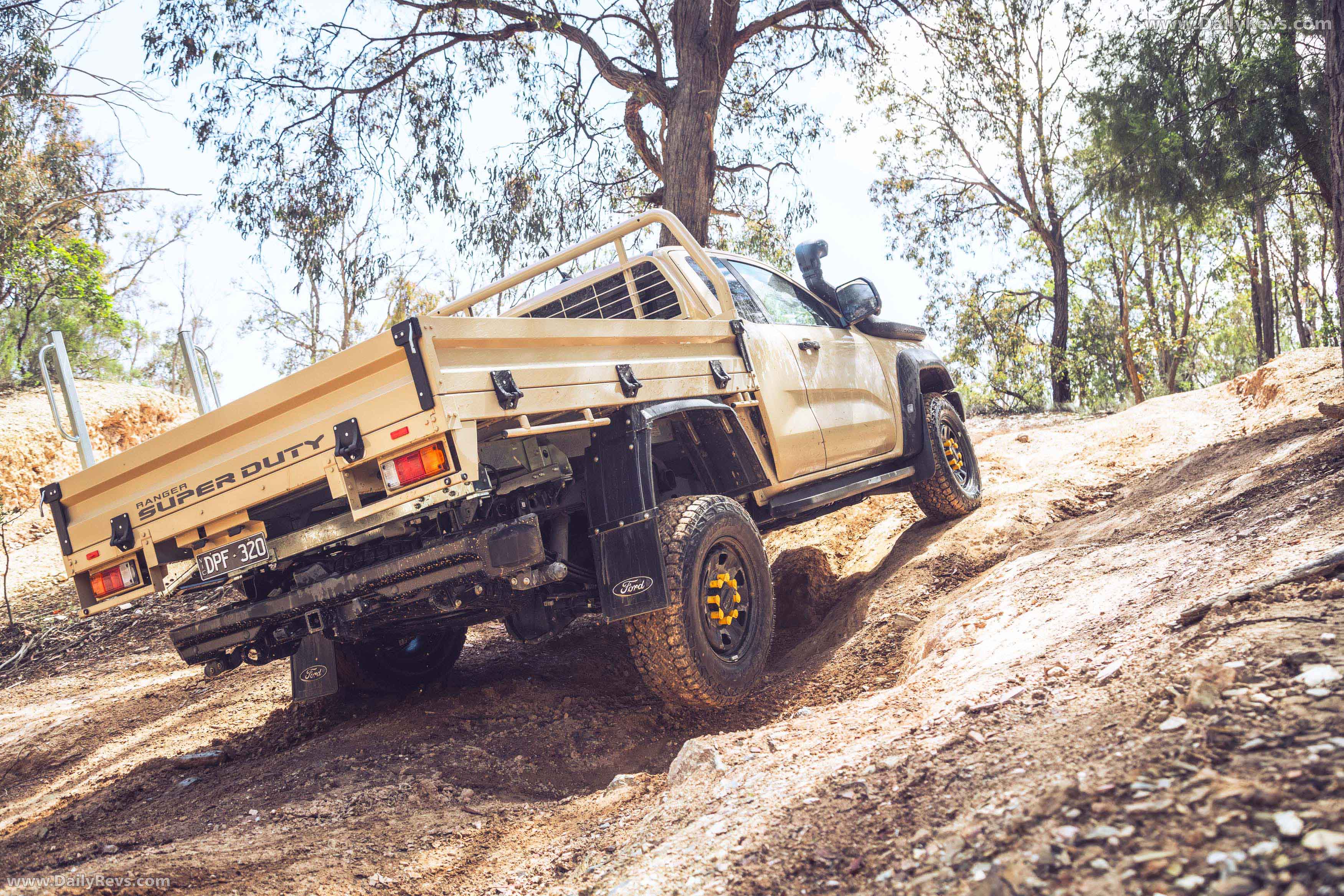 2026 Ford Ranger Super Duty Super Cab Rear View