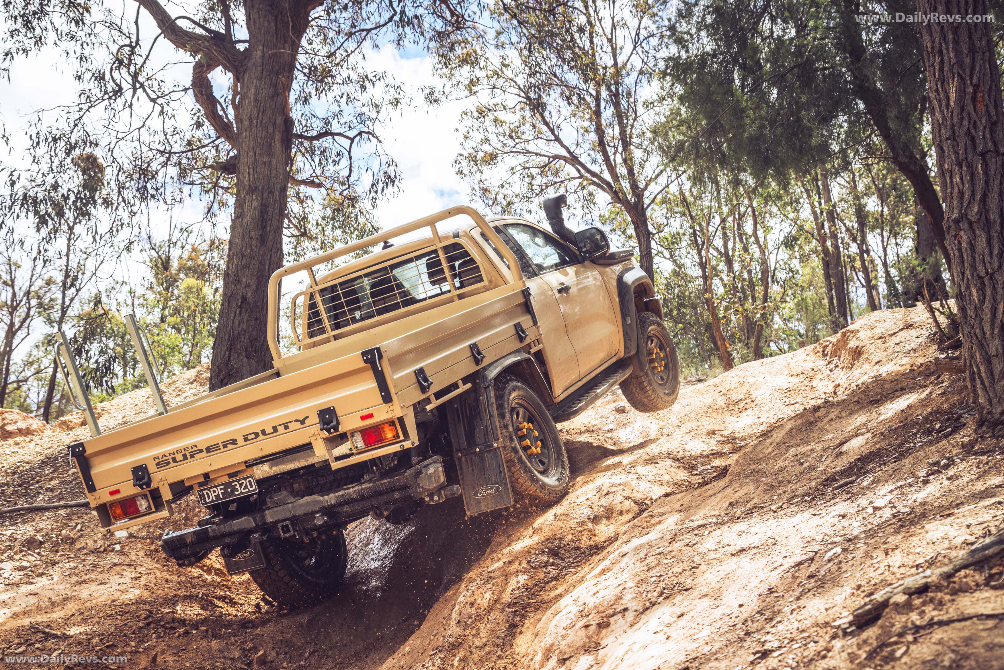 2026 Ford Ranger Super Duty Super Cab Rear View