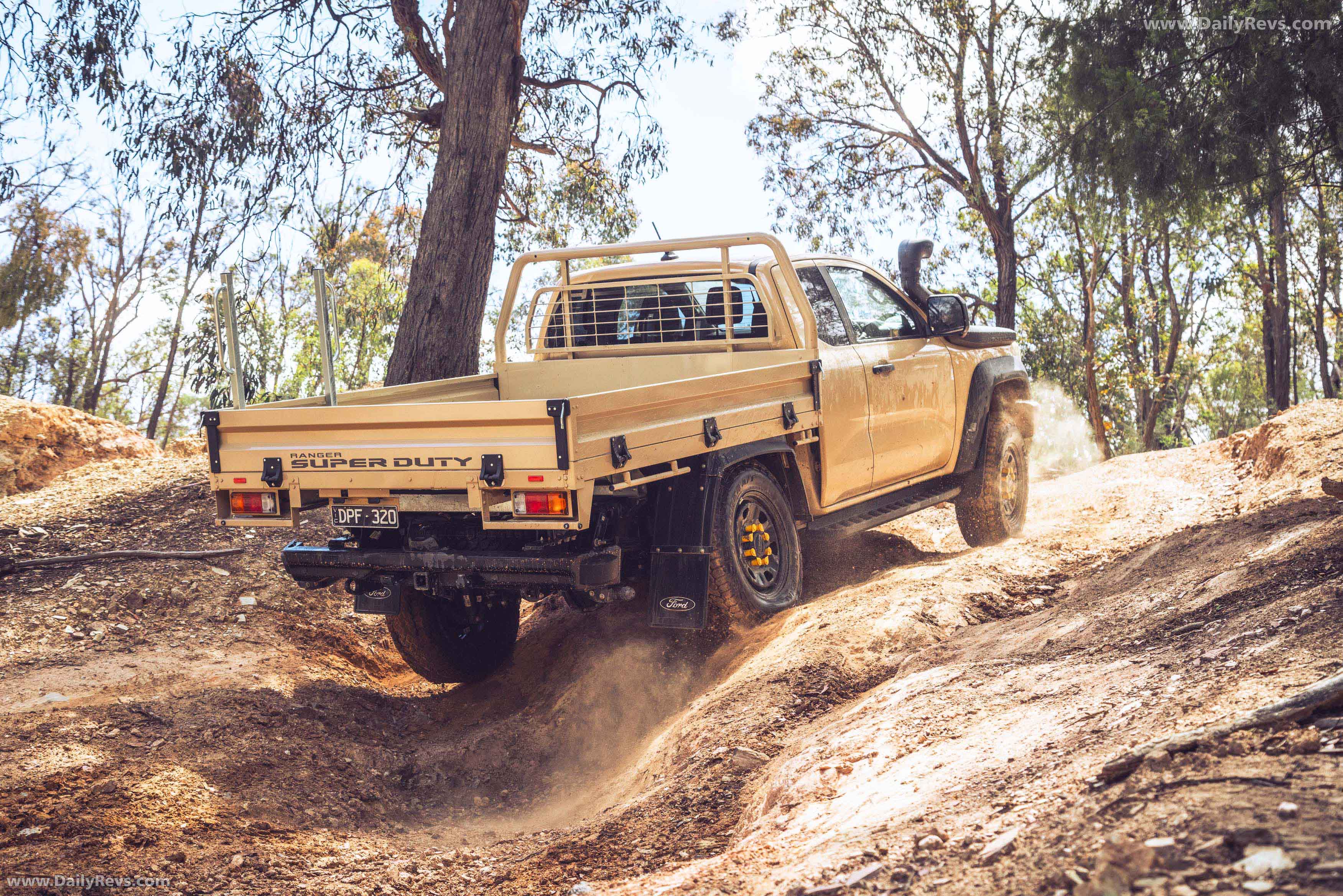2026 Ford Ranger Super Duty Super Cab Rear View