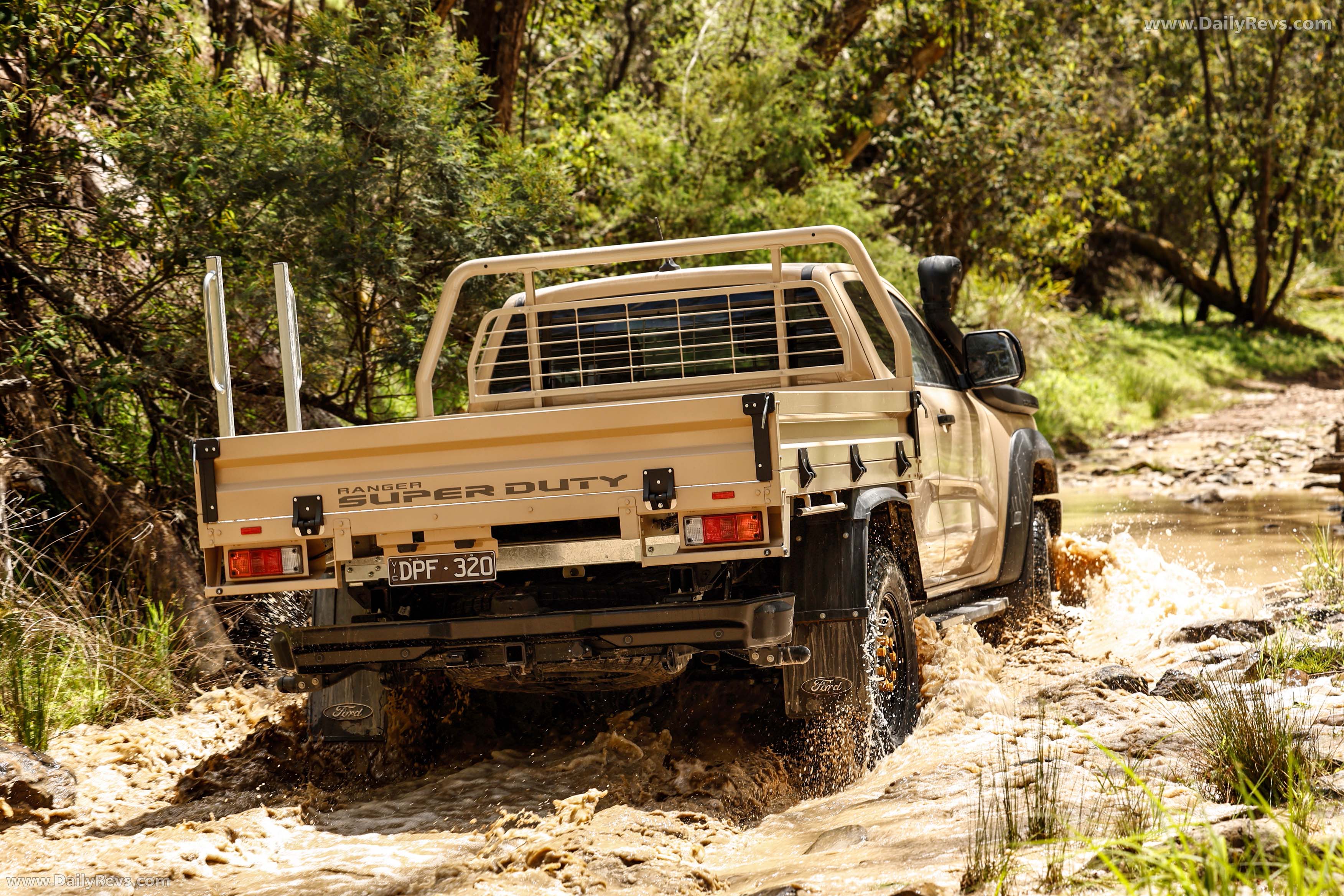 2026 Ford Ranger Super Duty Super Cab Rear View