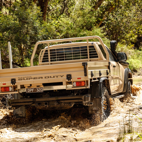 2026 Ford Ranger Super Duty Super Cab Rear View