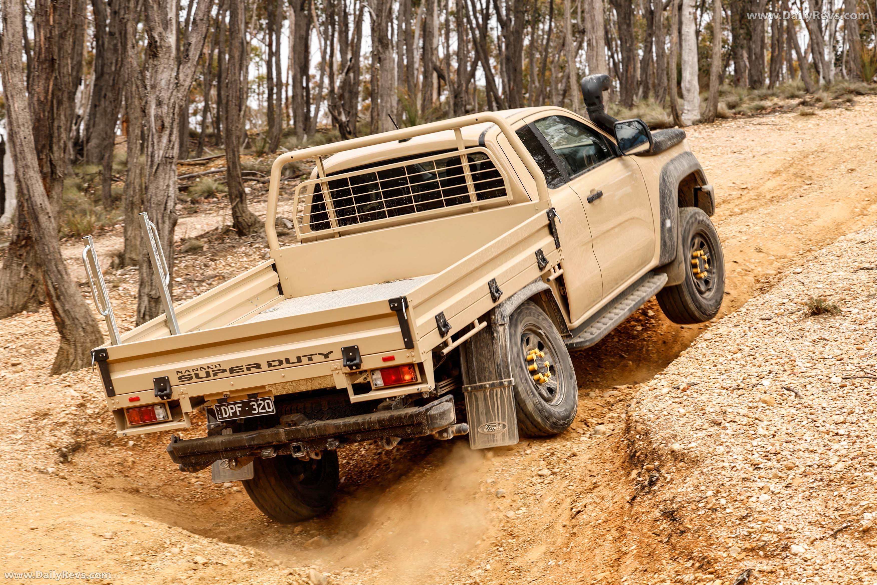 2026 Ford Ranger Super Duty Super Cab Rear View