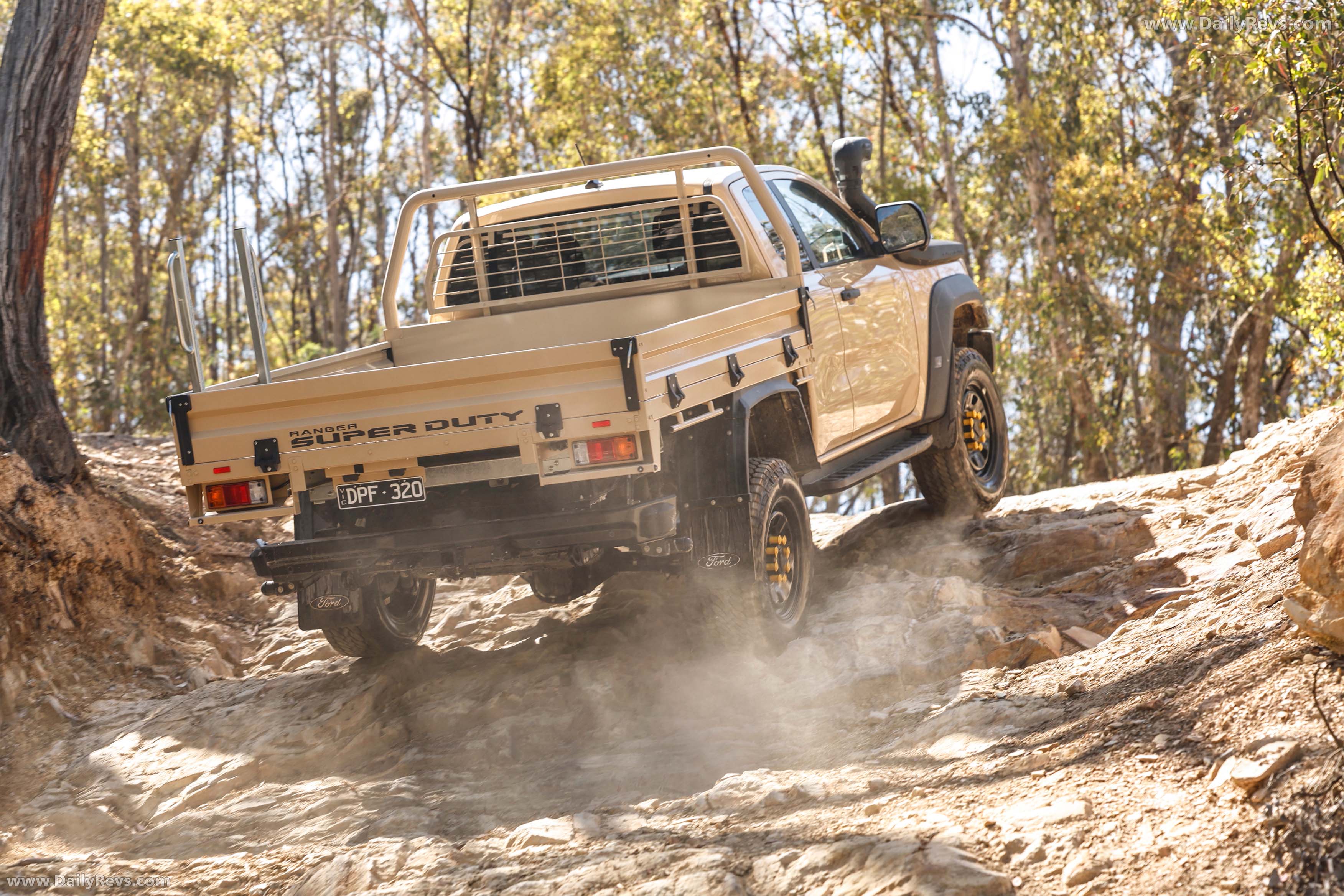 2026 Ford Ranger Super Duty Super Cab Rear View