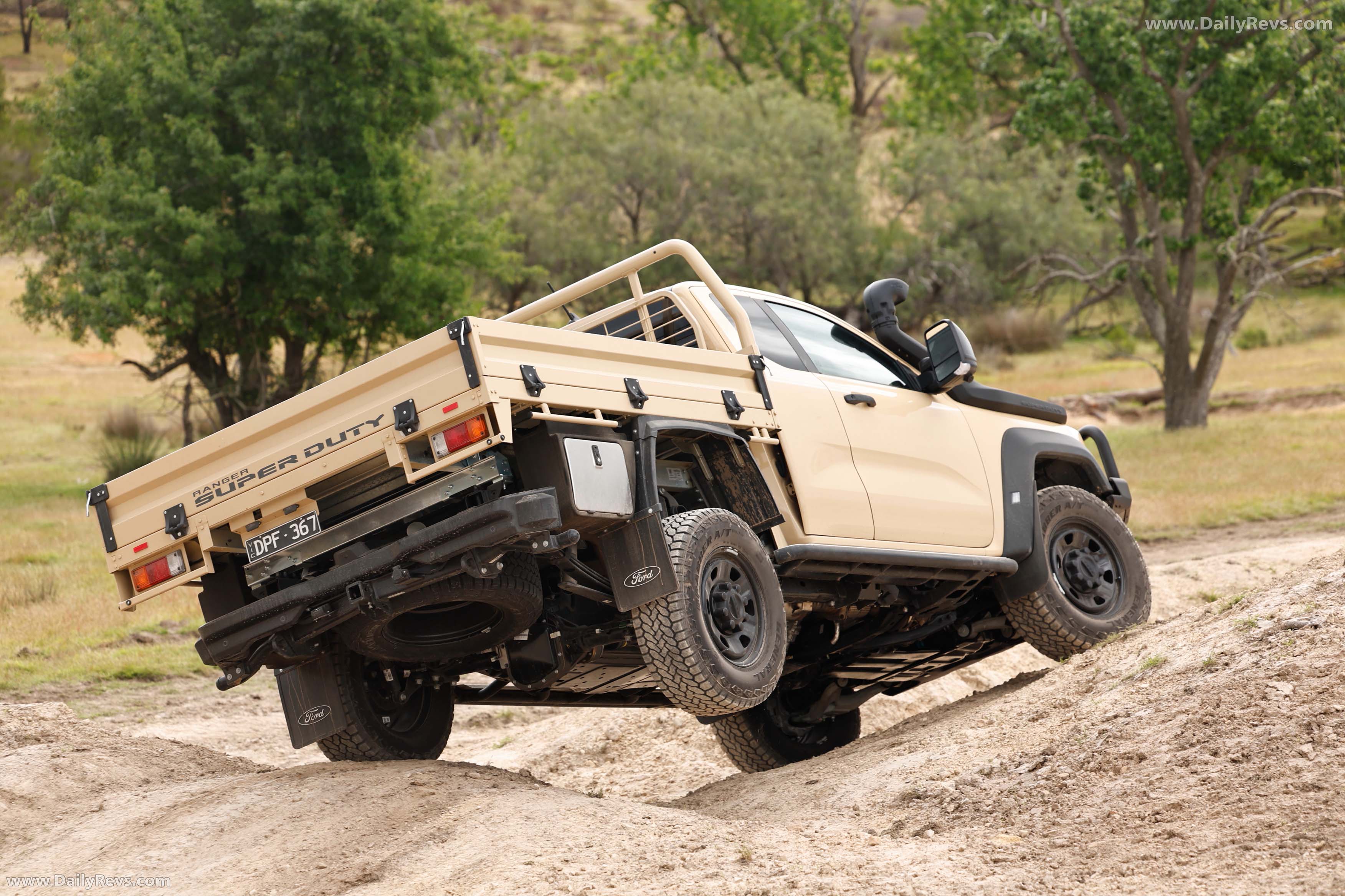 2026 Ford Ranger Super Duty Super Cab Rear View