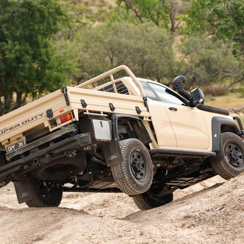 2026 Ford Ranger Super Duty Super Cab Rear View