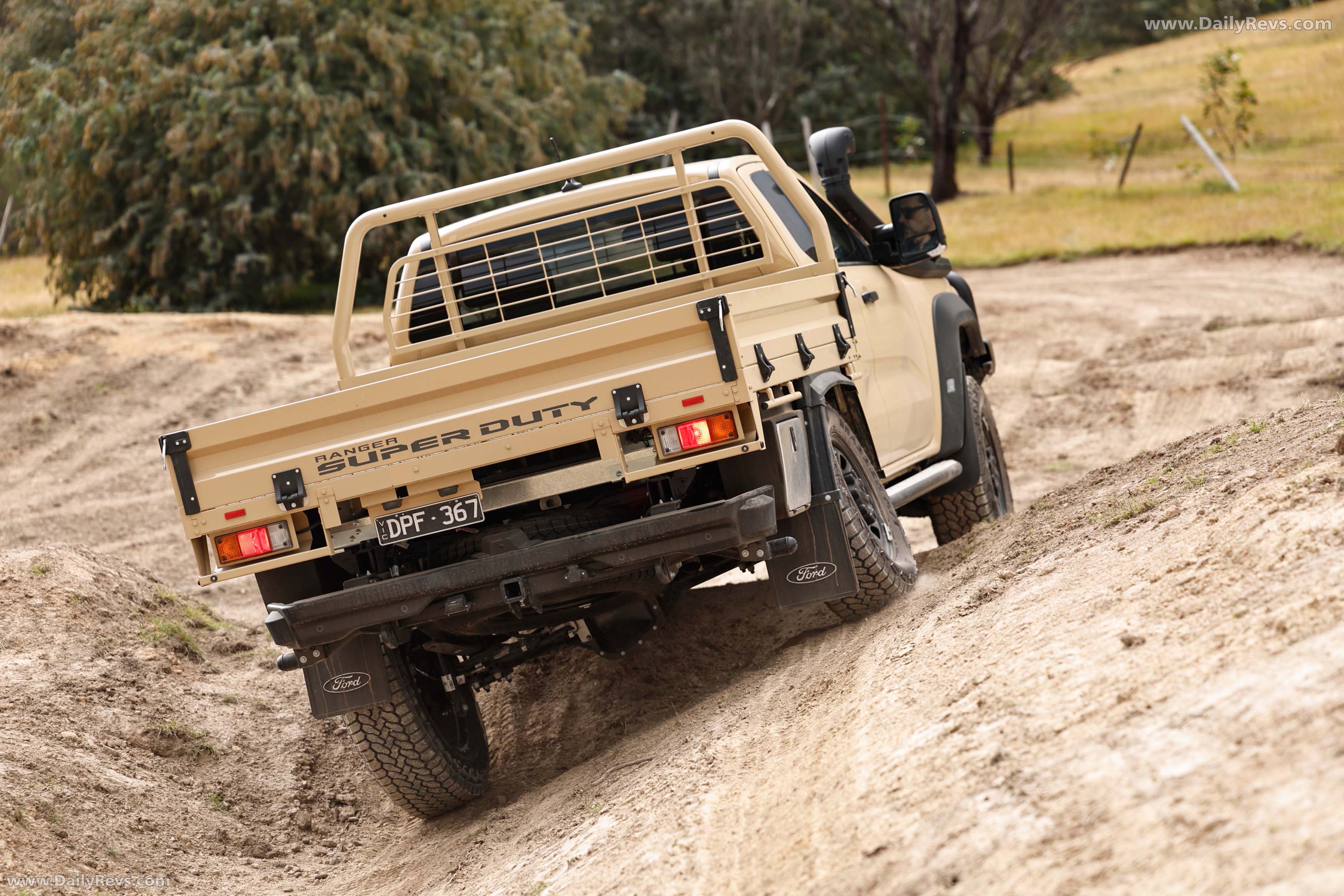 2026 Ford Ranger Super Duty Super Cab Rear View