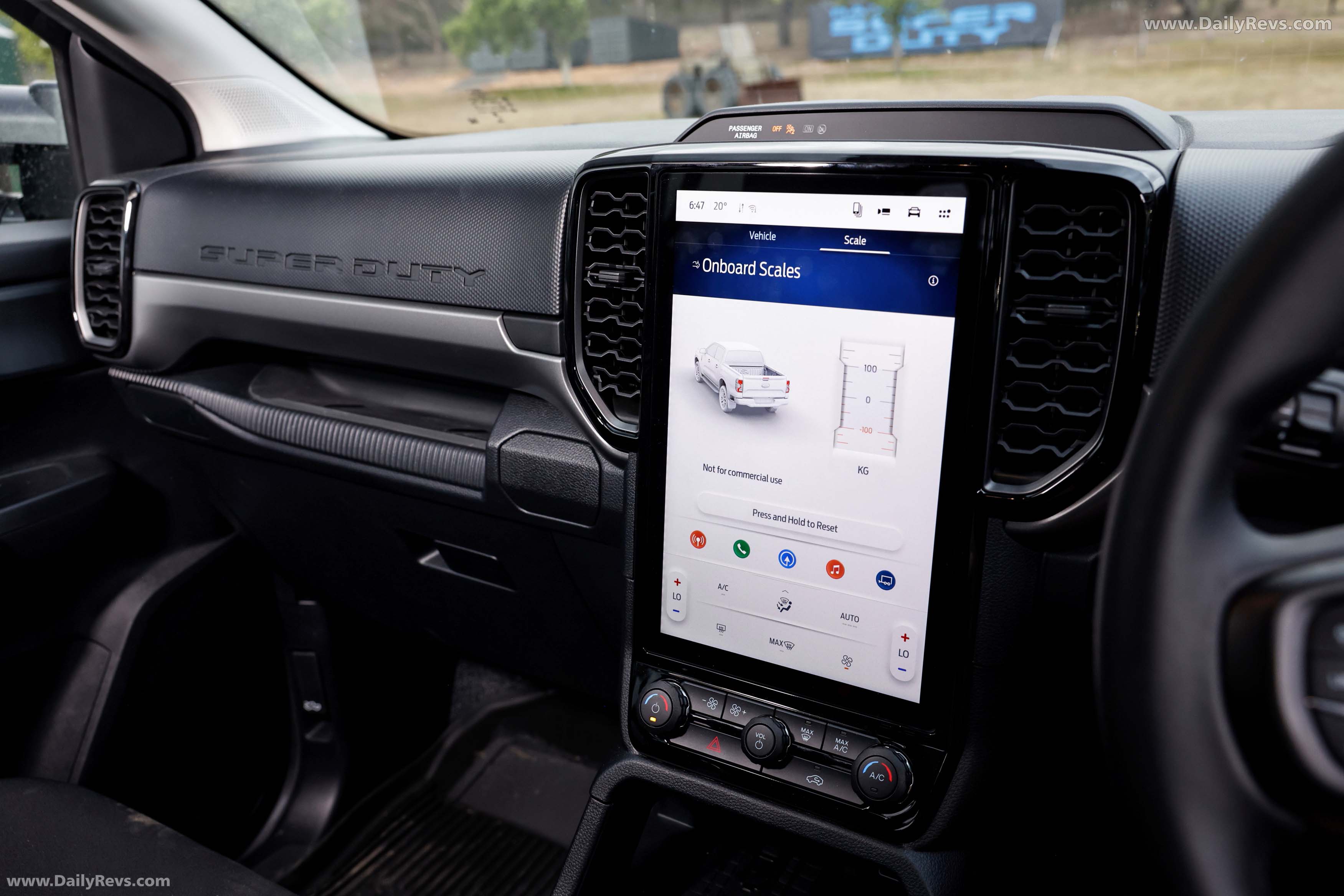 2026 Ford Ranger Super Duty Super Cab Interior