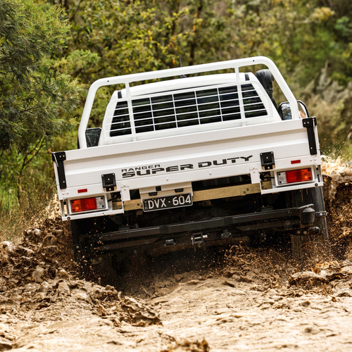 2026 Ford Ranger Super Duty Single Cab Rear View