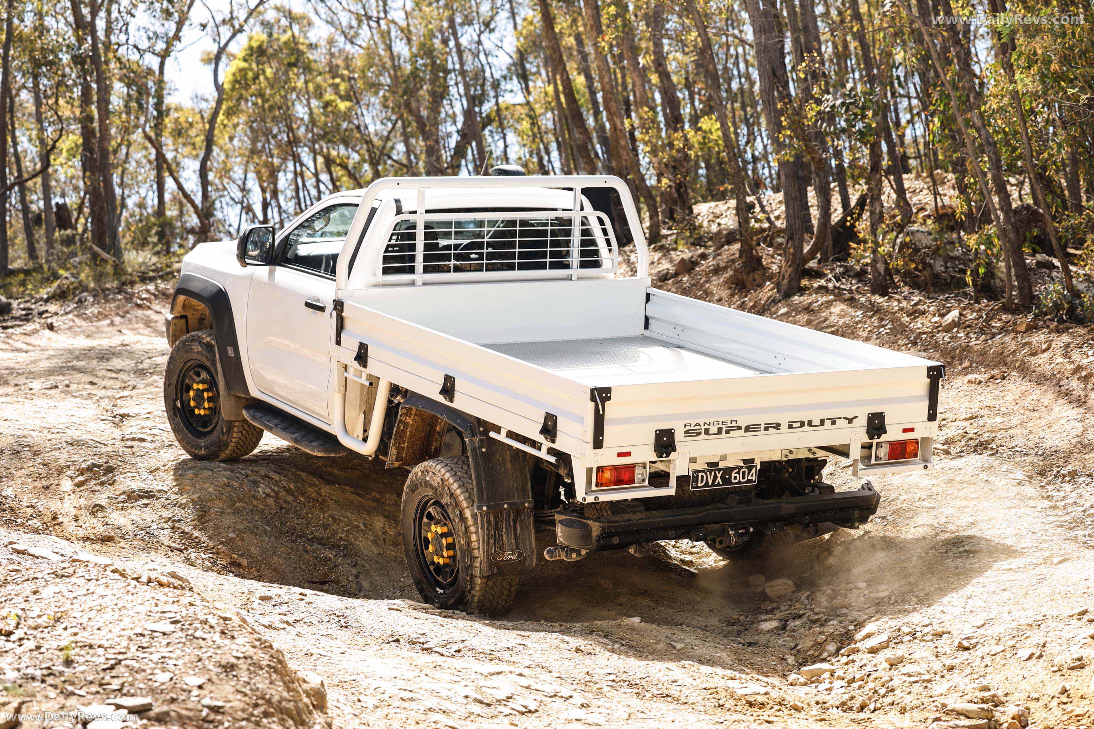 2026 Ford Ranger Super Duty Single Cab Rear View