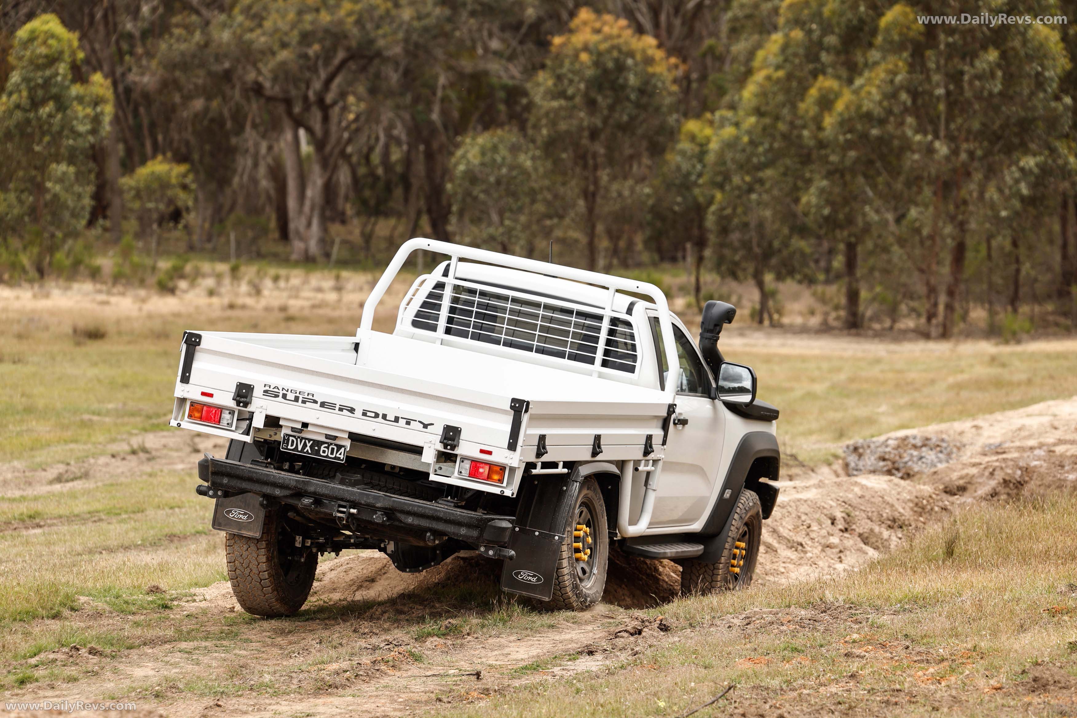 2026 Ford Ranger Super Duty Single Cab Rear View