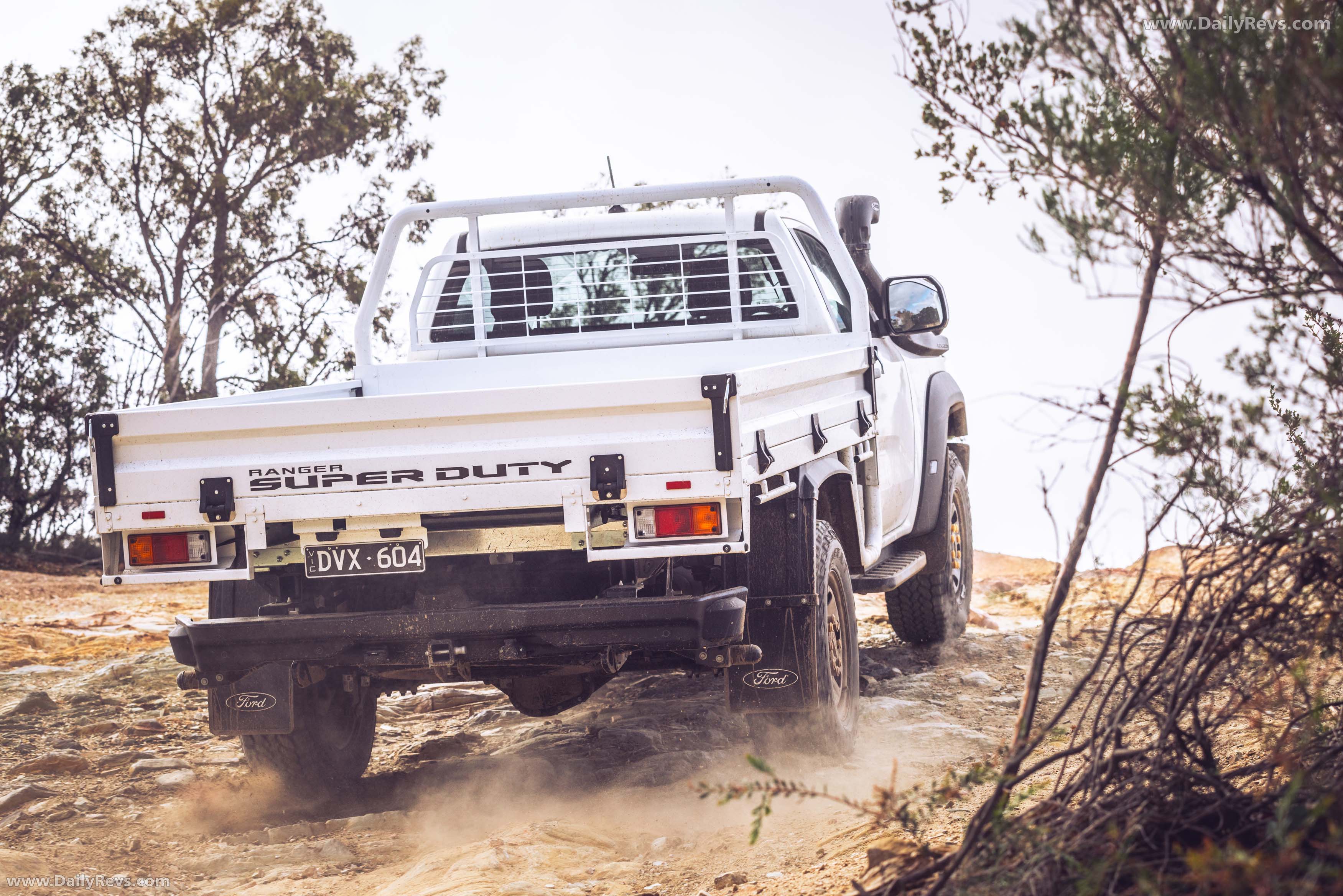 2026 Ford Ranger Super Duty Single Cab Rear View