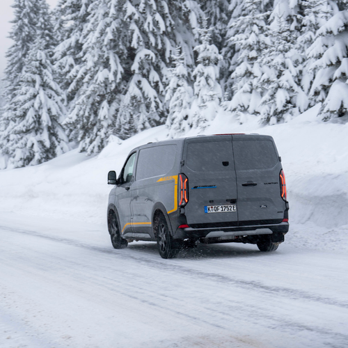 2026 Ford E-Transit Custom AWD Rear View