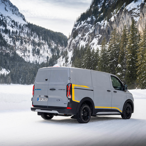 2026 Ford E-Transit Custom AWD Rear View