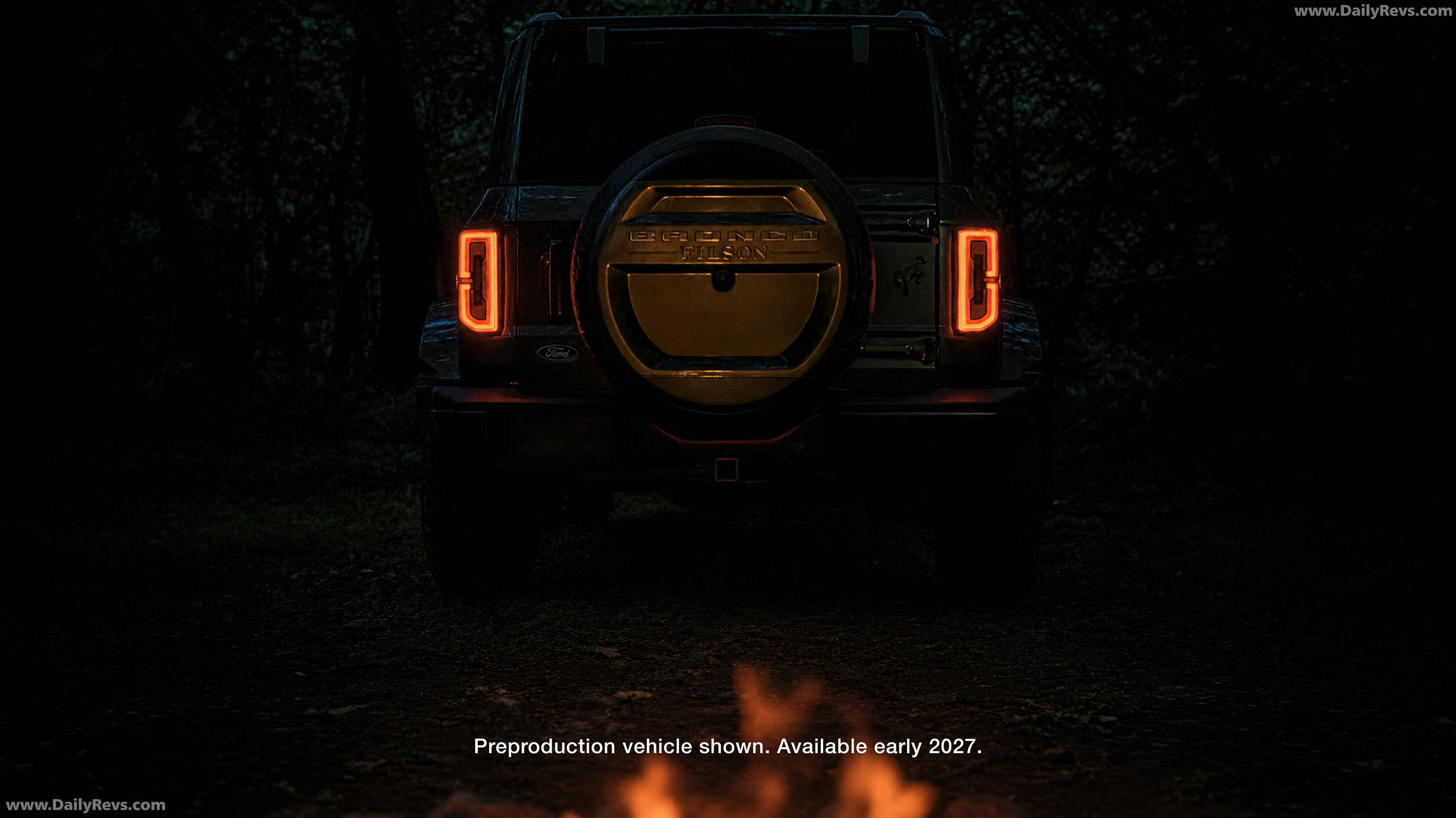 2027 Ford Bronco Filson Rear View