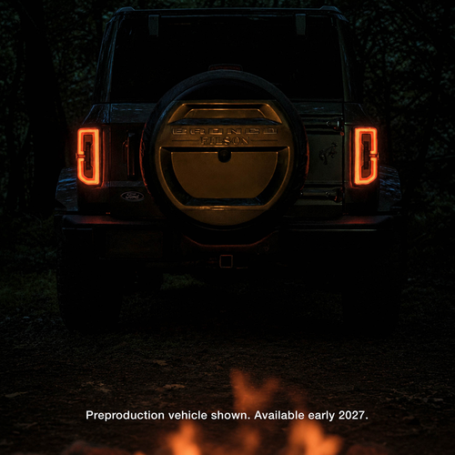 2027 Ford Bronco Filson Rear View