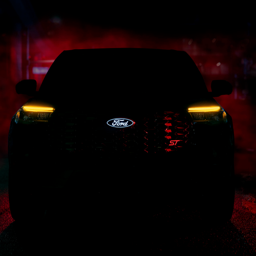 2027 Ford Explorer ST Sinister Package Front View