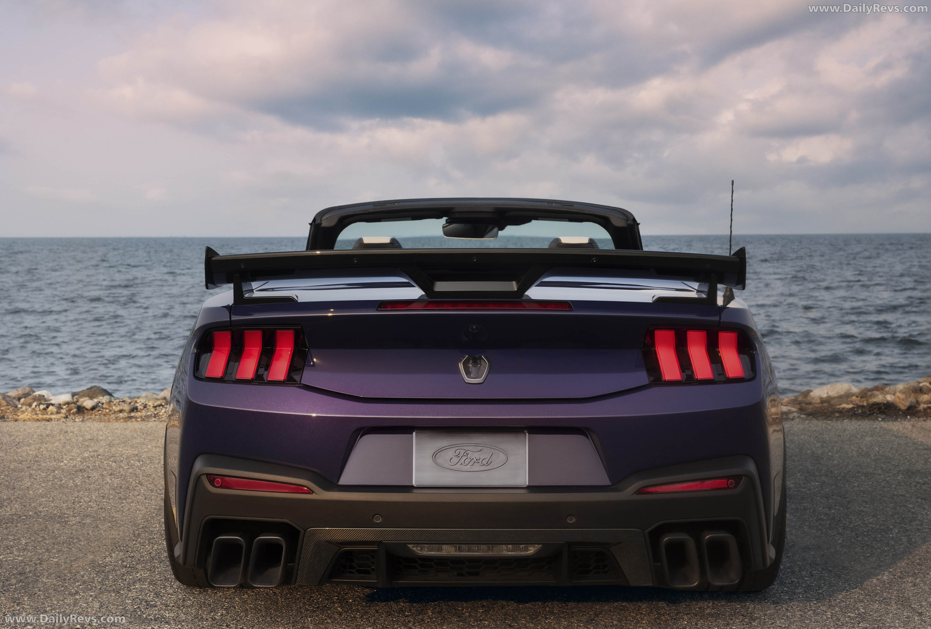2027 Ford Mustang Dark Horse SC Convertible Rear View