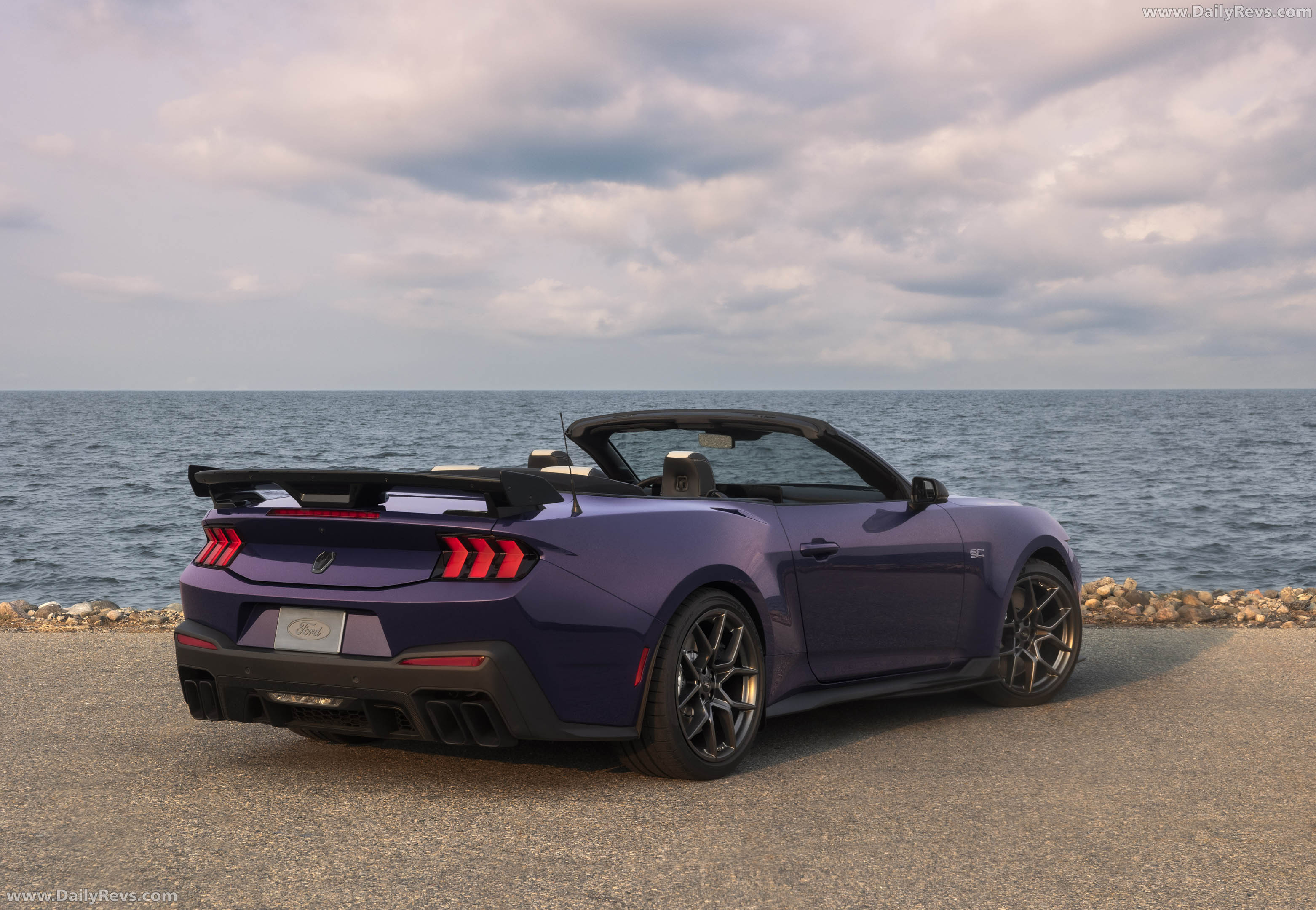 2027 Ford Mustang Dark Horse SC Convertible Rear View