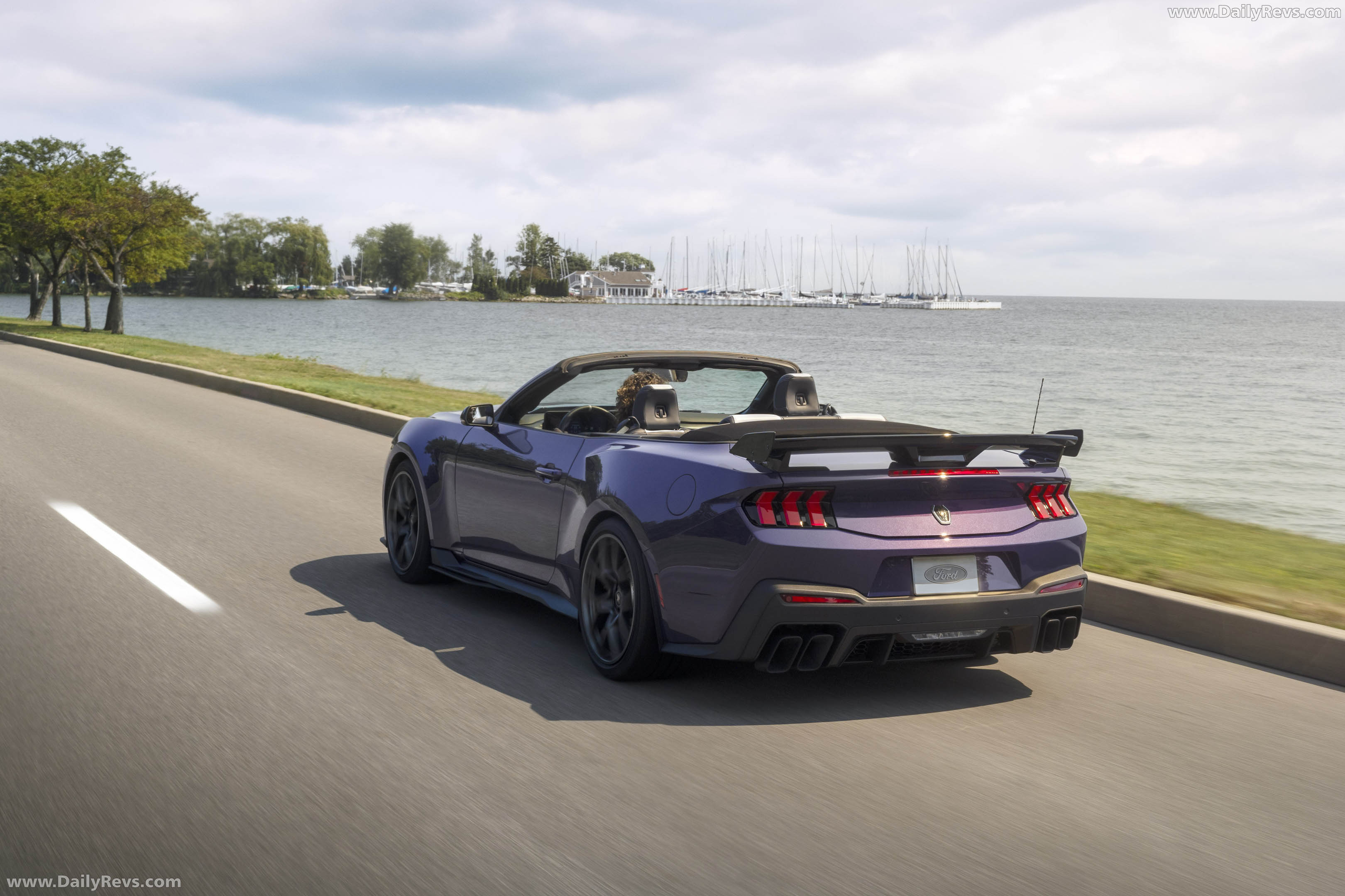 2027 Ford Mustang Dark Horse SC Convertible Rear View