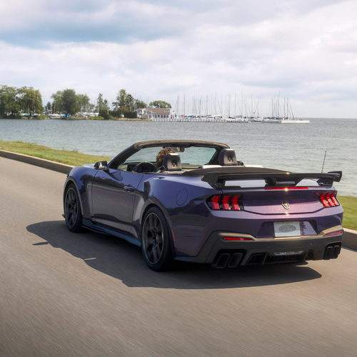 2027 Ford Mustang Dark Horse SC Convertible Rear View