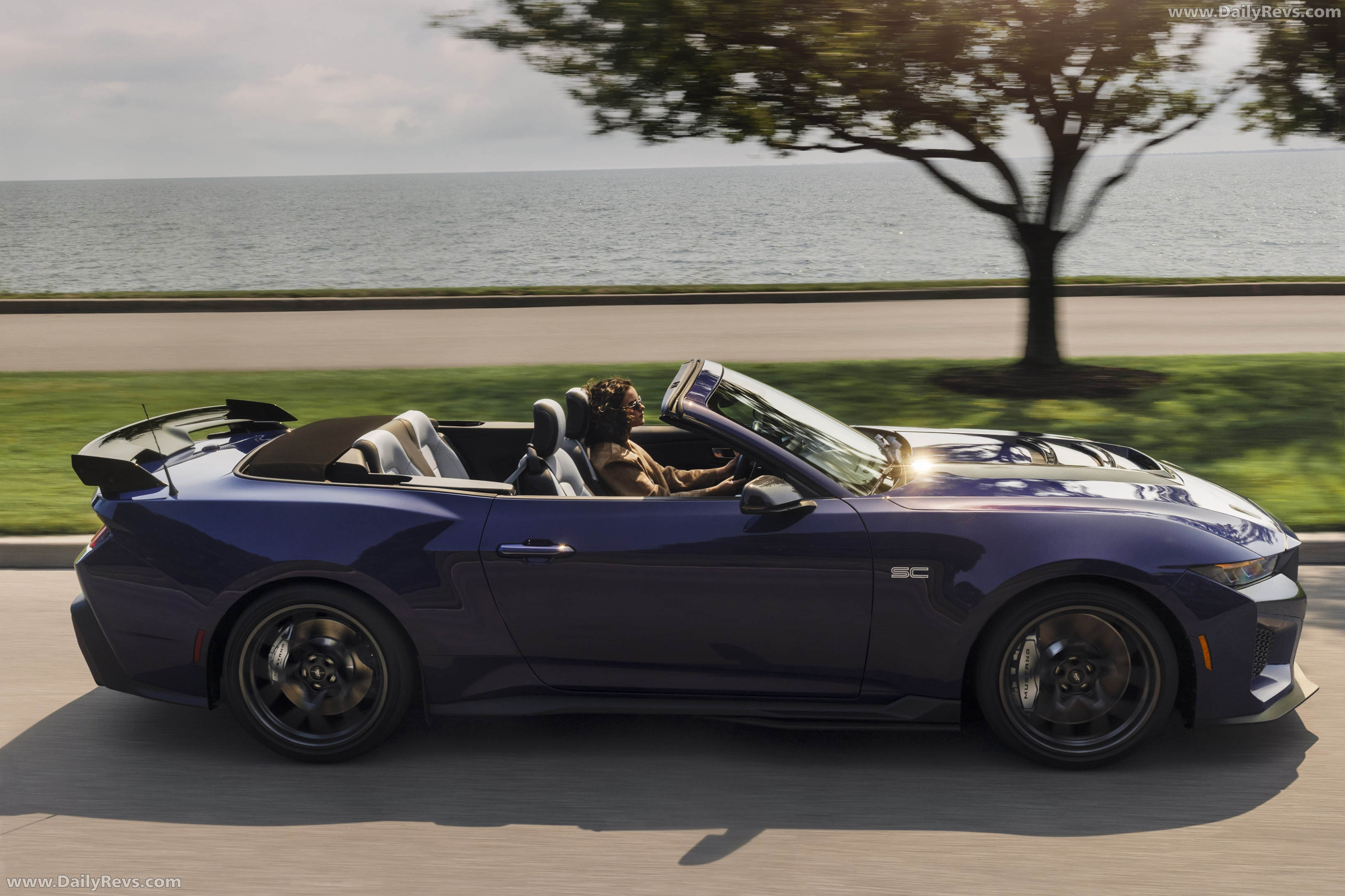 2027 Ford Mustang Dark Horse SC Convertible Side View