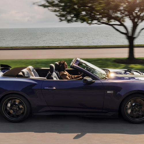 2027 Ford Mustang Dark Horse SC Convertible Side View