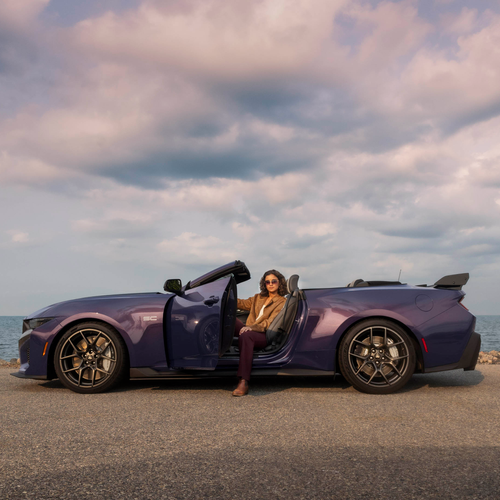 2027 Ford Mustang Dark Horse SC Convertible Side View