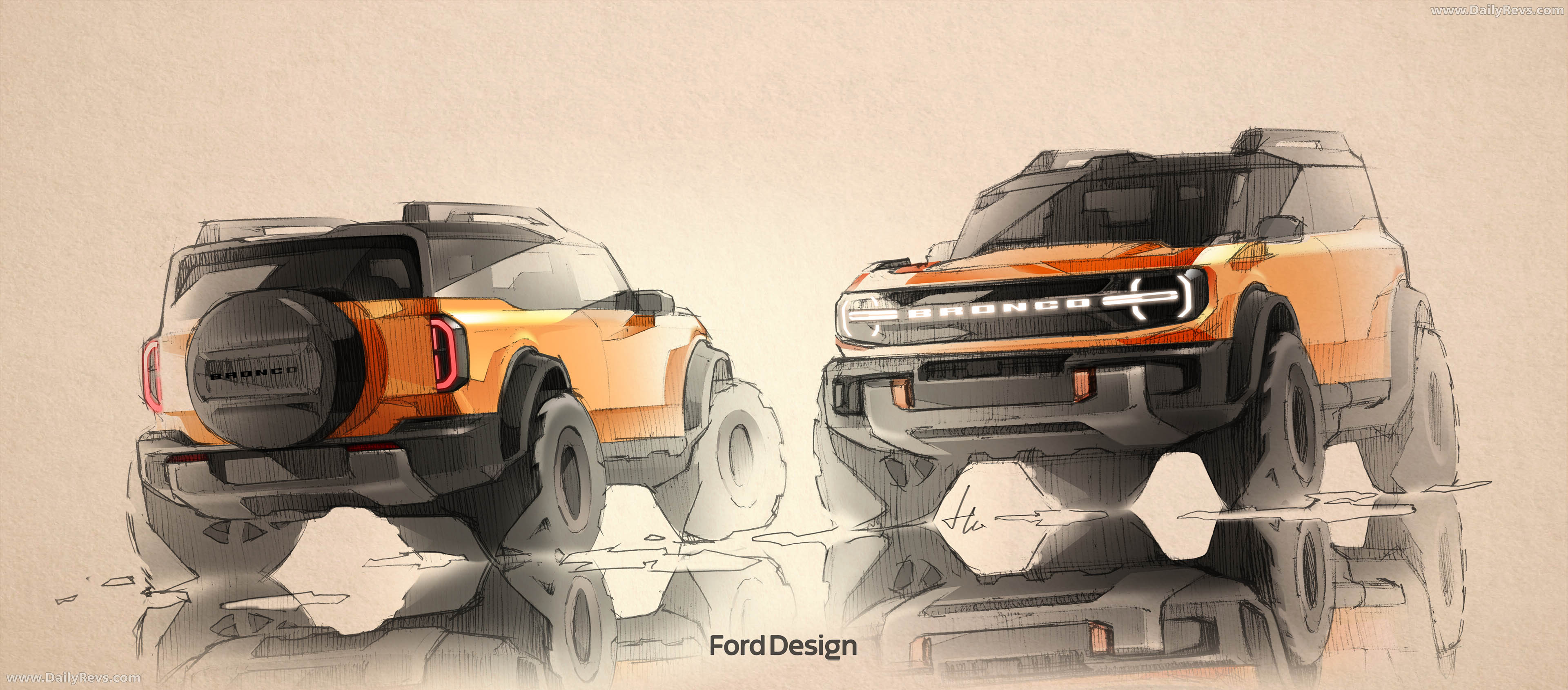 2027 Ford Bronco Basecamp Sketches