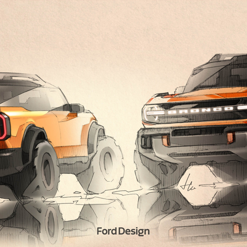 2027 Ford Bronco Basecamp Sketches