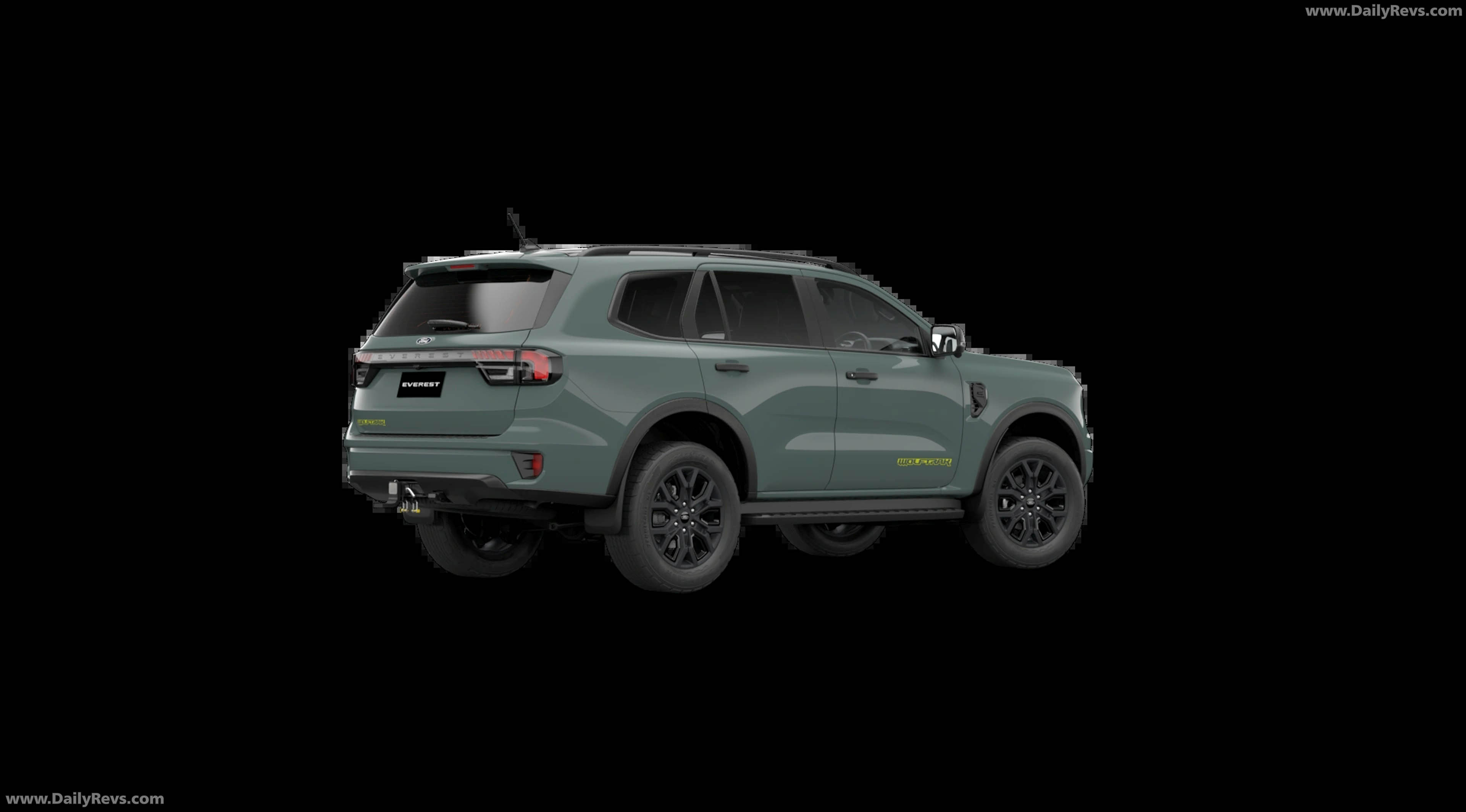 2026 Ford Everest Wolftrak Edition Rear View