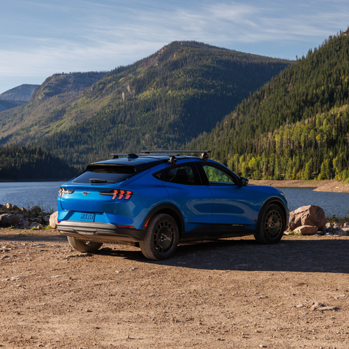 2027 Ford Mustang Mach-E Trail Rear View