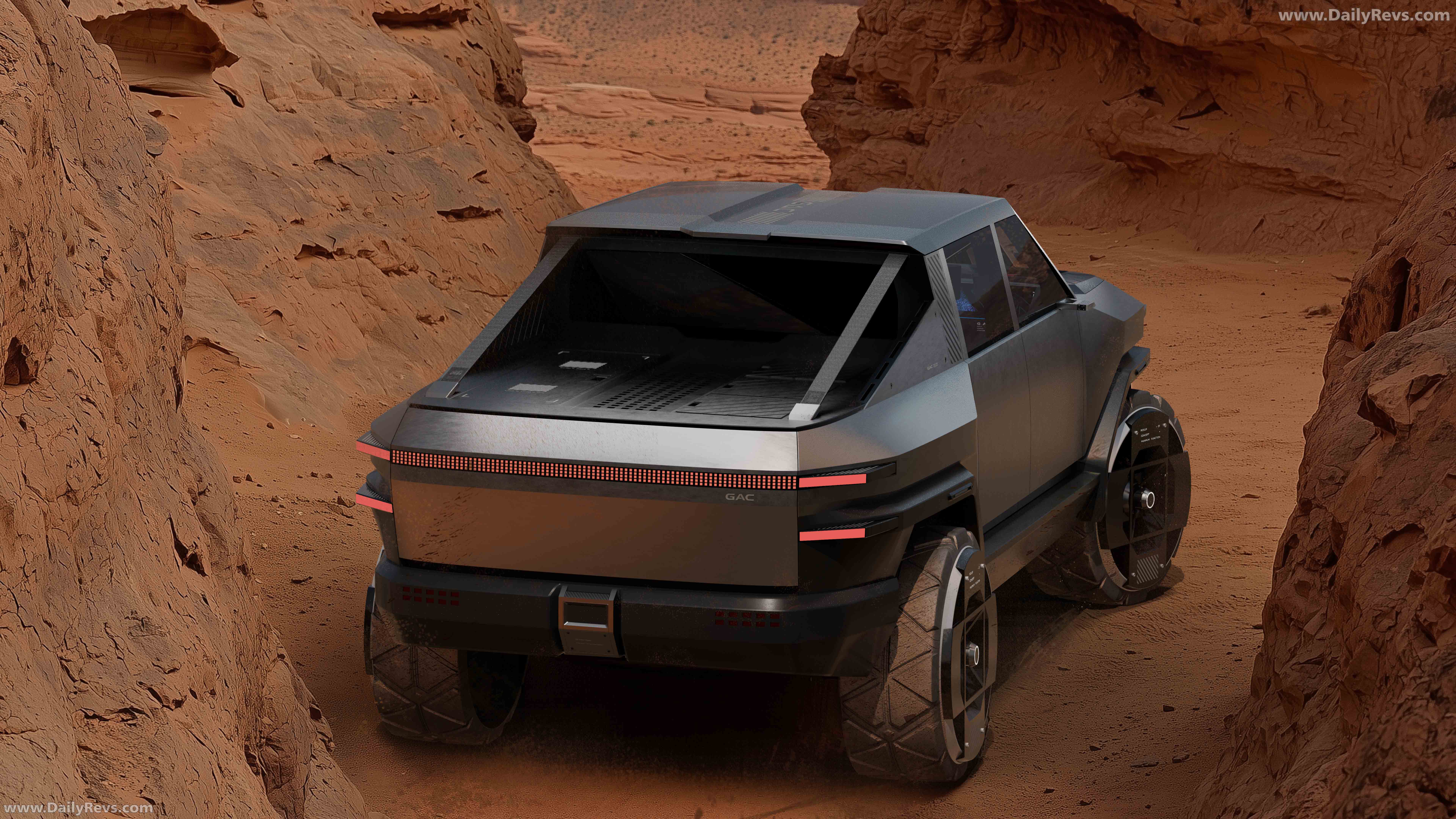 2025 GAC Motor Pickup 01 Concept Rear View