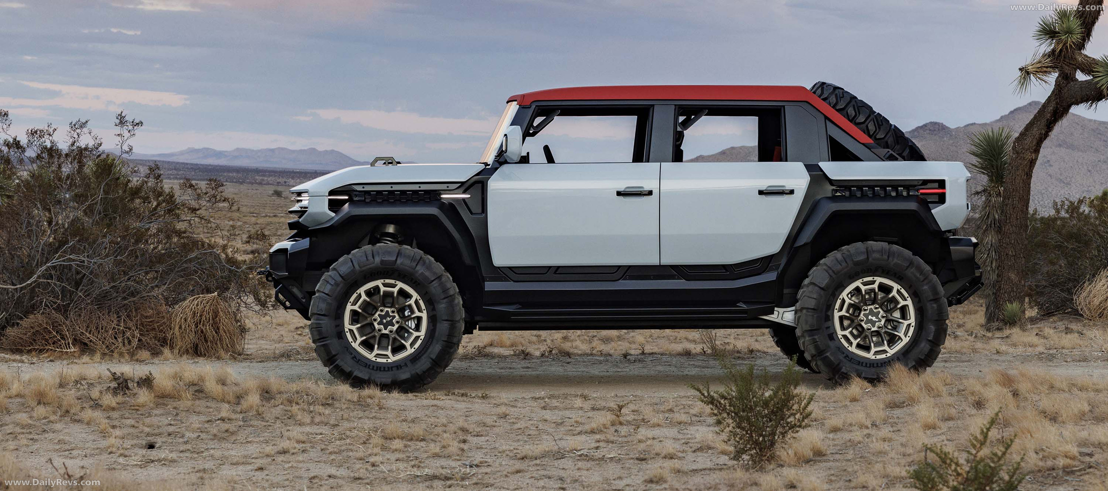 2026 GMC Hummer X SUV Concept Side View