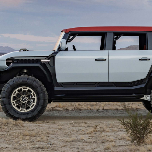 2026 GMC Hummer X SUV Concept Side View