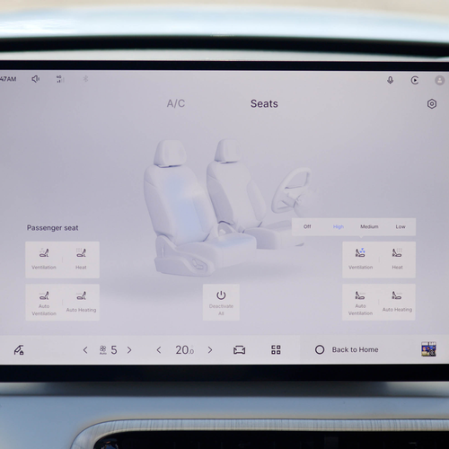 2026 Geely Starray EM-i Glacier Blue Interior