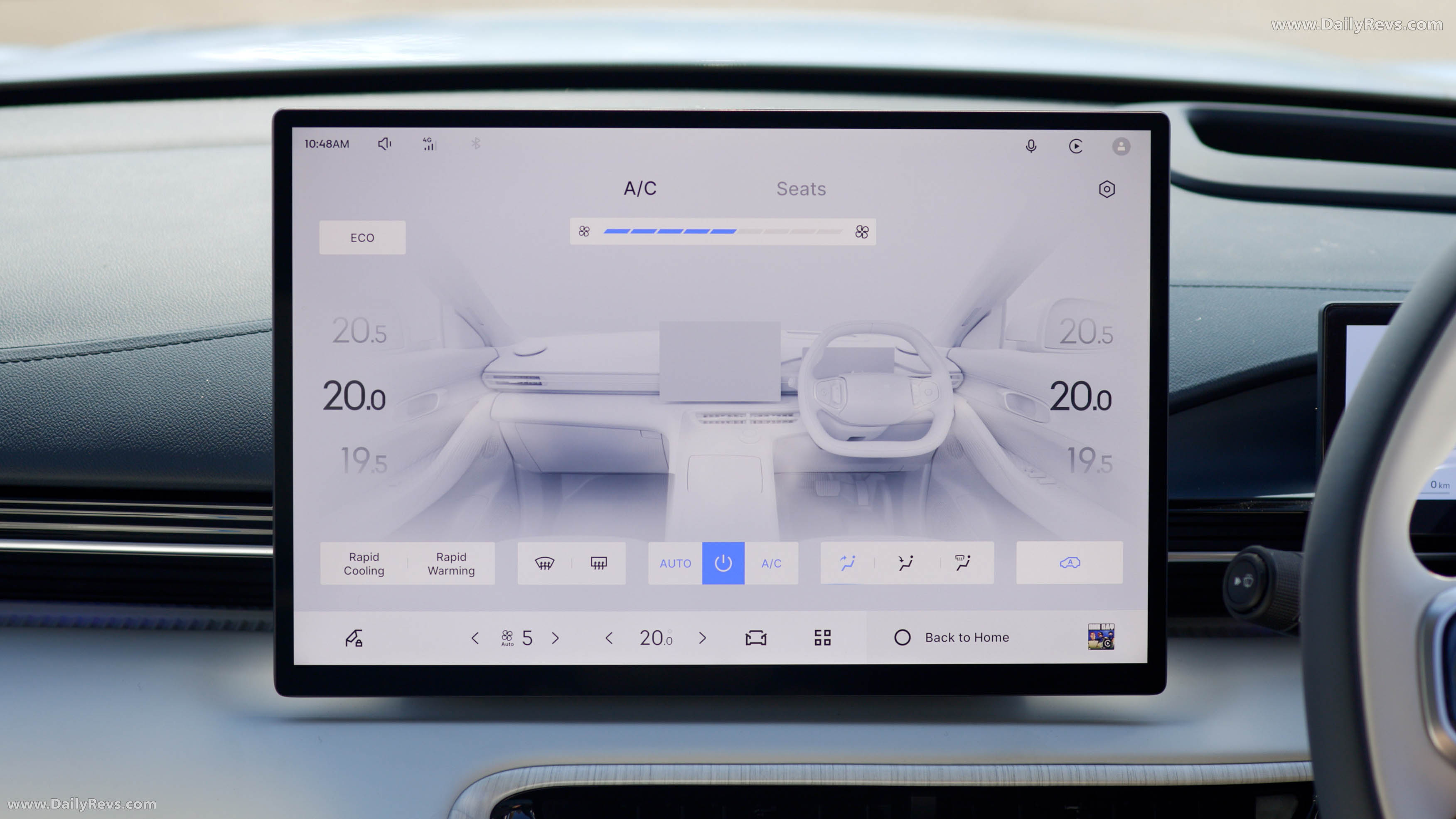 2026 Geely Starray EM-i Glacier Blue Interior
