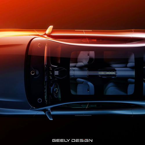 2026 Geely Galaxy Light Gen II Concept Top View
