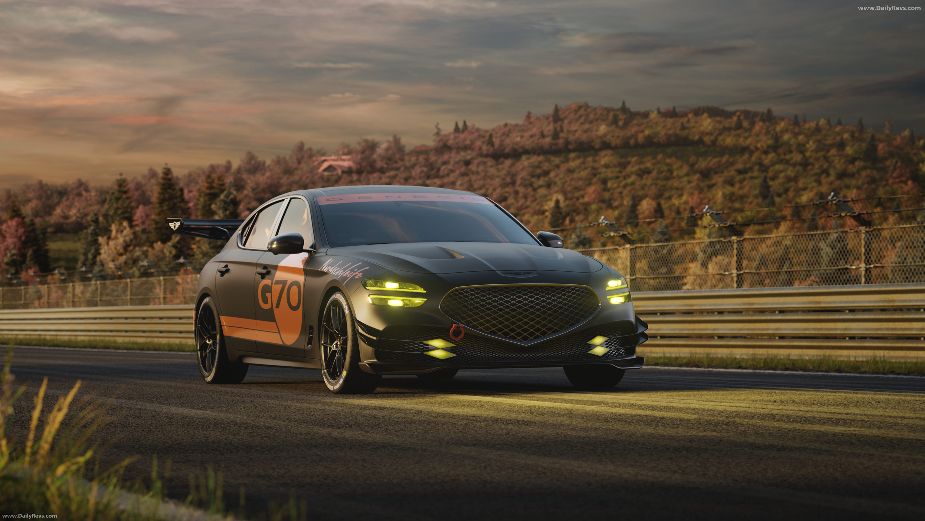 2025 Genesis G70 Track Day Concept Front View
