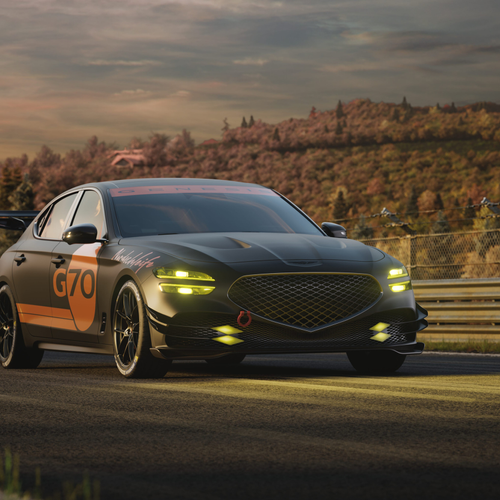2025 Genesis G70 Track Day Concept Front View