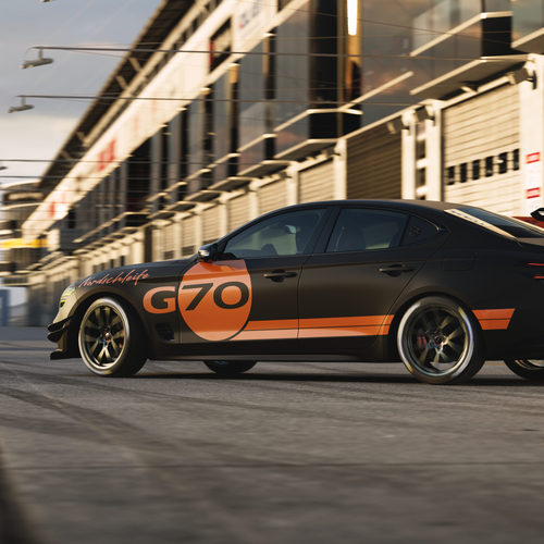 2025 Genesis G70 Track Day Concept Rear View