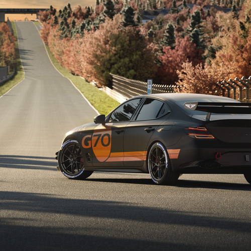 2025 Genesis G70 Track Day Concept Rear View